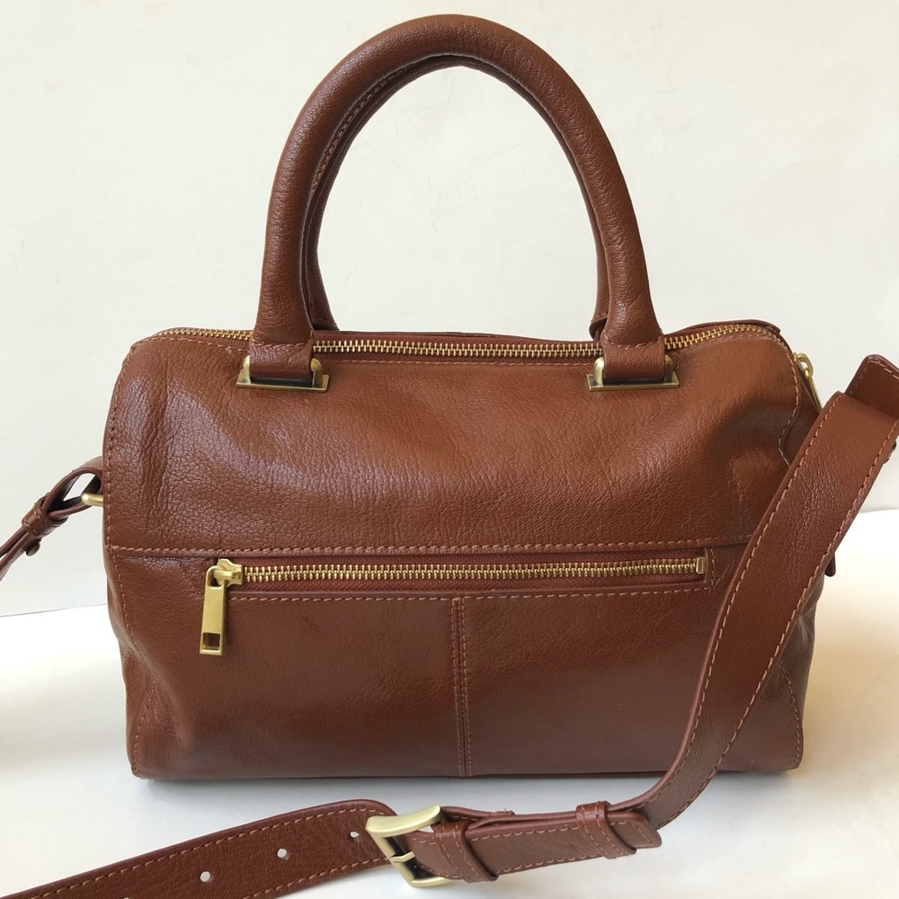 RACHEL Rachel Roy Gorgeous Cognac Glazed Vachetta Leather - Picture 4 of 14